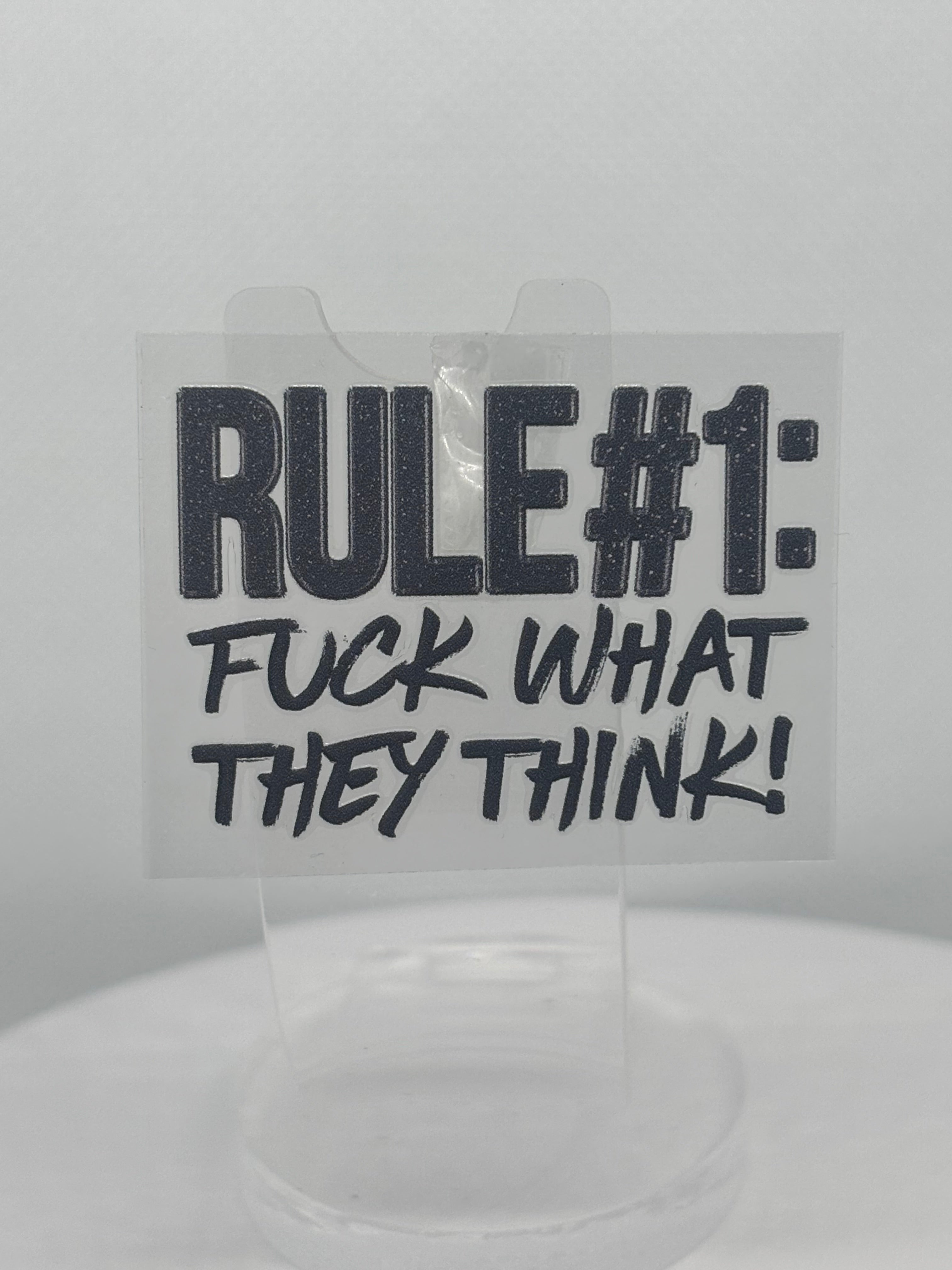Rule # 1 in grey