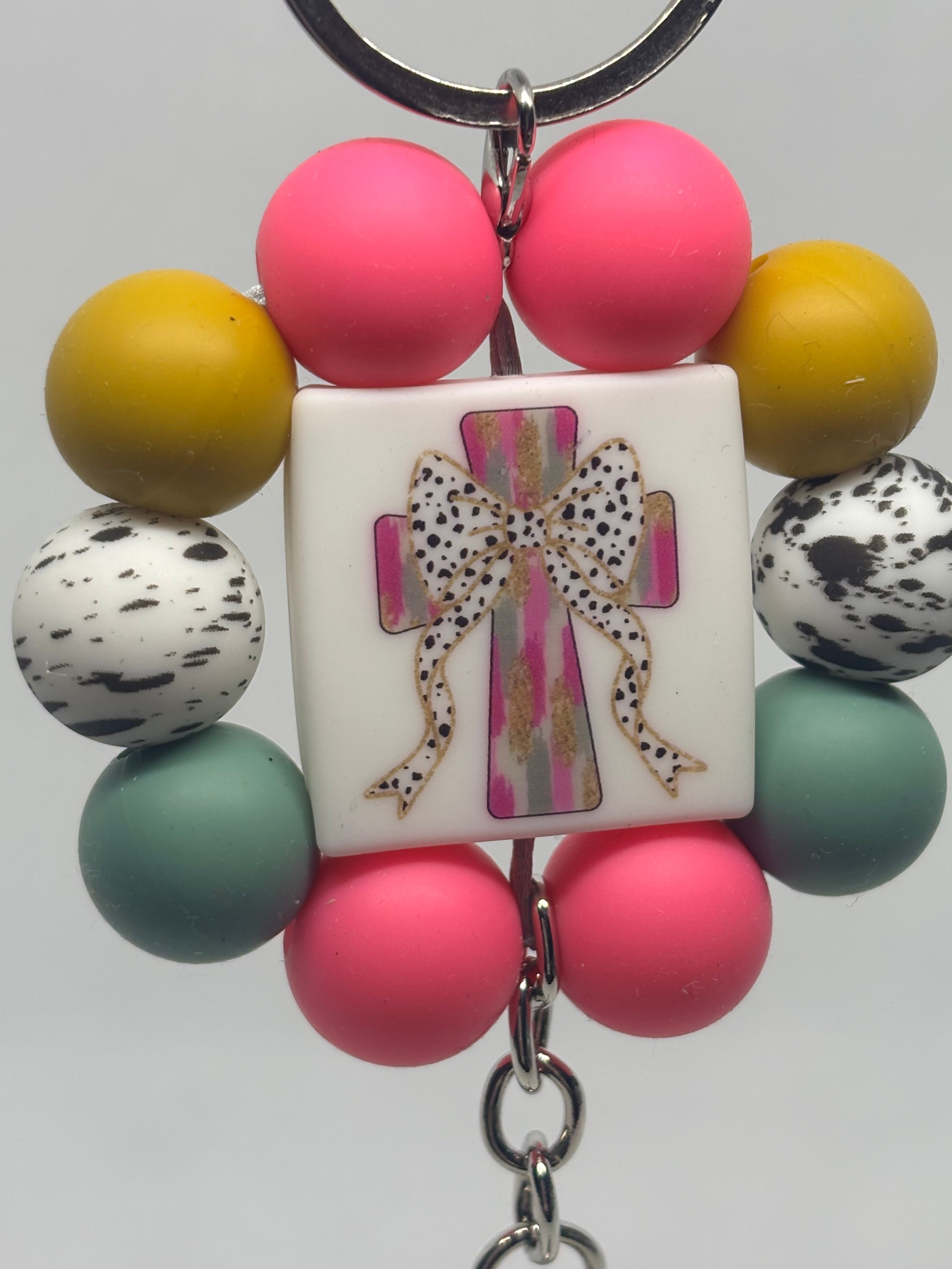Painted Cross with Cow Bow